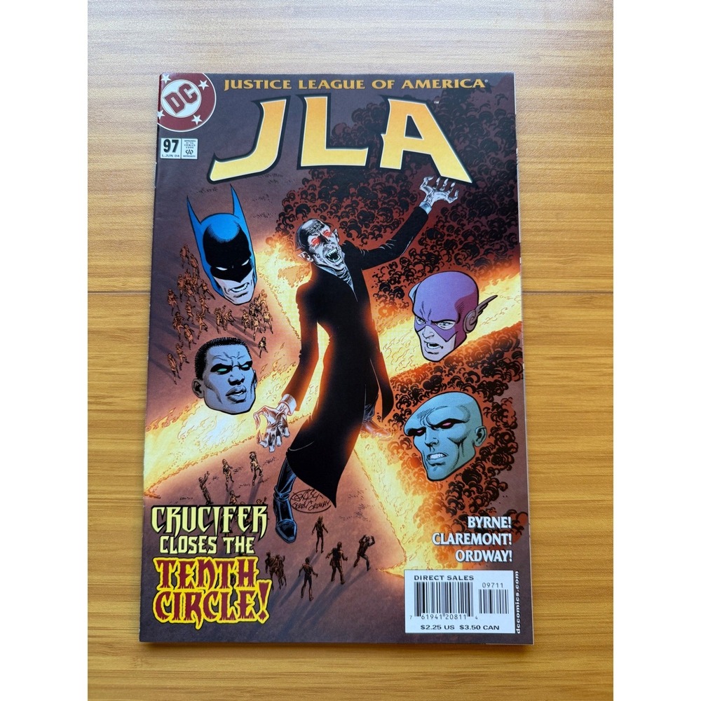 Justice League of America JLA 97 Comic Book 1997 Cru-Cifer Tenth Circle